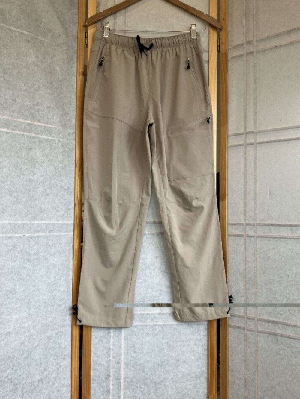 NWT Baleaf Womens Hiking Pants Med Beige Stretch Quick Dry Travel Outdoor Hiking